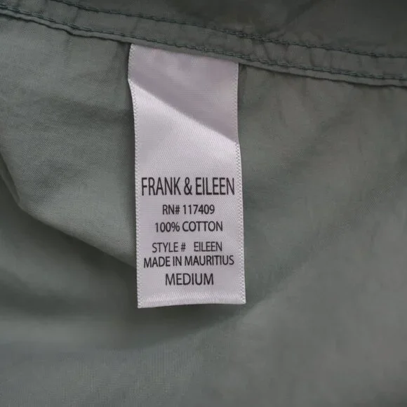 Frank & Eileen Lightweight Eileen Button Front Top | M - Picture 4 of 6